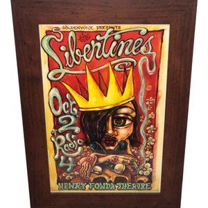 The Libertines Concert Poster 2004 Los Angeles Henry Fonda number poster 161/250